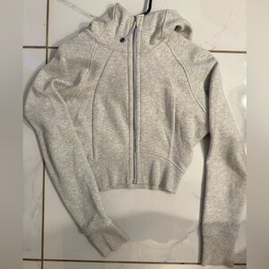lululemon athletica Gray Hooded Jacket